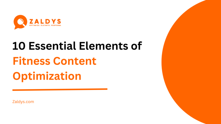 10 Essential Elements of Fitness Content Optimization